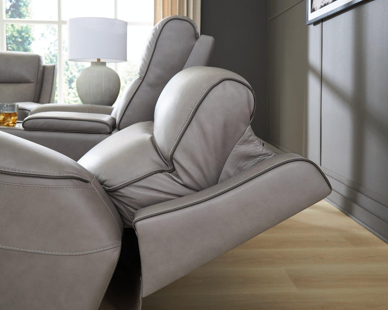 5Z-Comfort Power Reclining Loveseat with Console - Furniture City (CA)l