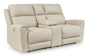 Dahlmoore Power Reclining Loveseat with Console - Furniture City (CA)l