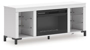 Brollevi 60" TV Stand with Electric Fireplace - Furniture City (CA)l