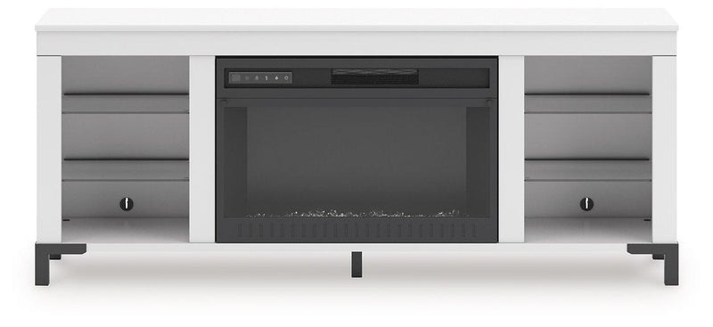 Brollevi 60" TV Stand with Electric Fireplace - Furniture City (CA)l