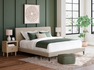 Cielden Upholstered Bed with Roll Slats - Furniture City (CA)l