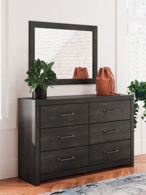 Hollivern Dresser and Mirror - Furniture City (CA)l