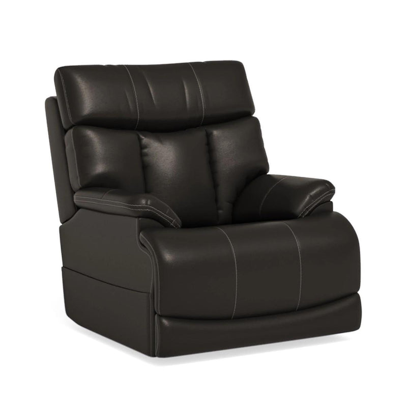 Flexsteel Clive Power Recliner with Power Headrest and Lumbar
