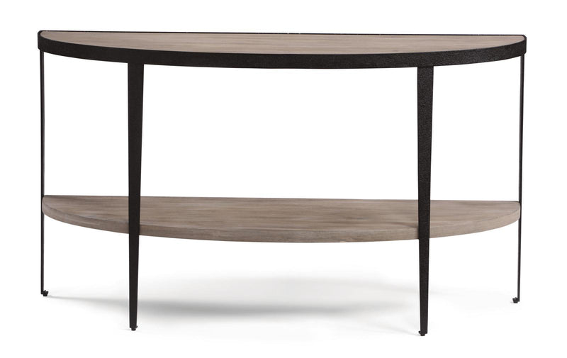 Flexsteel Compass Sofa Table in Gray/Black