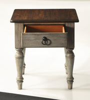 Flexsteel Plymouth End Table in Two-Tone - Furniture City (CA)l