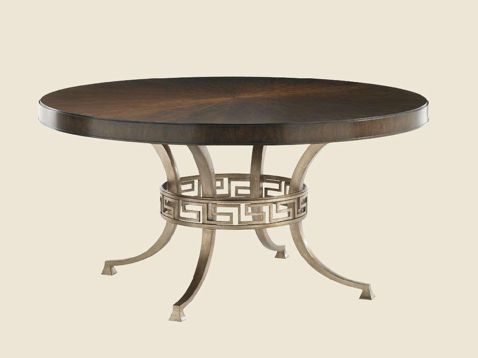 Lexington Tower Place Regis Round Dining Table in Walnut Brown Finish 01-0706-875C image