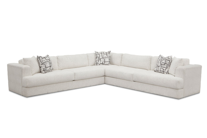 Low profile 3pc L shape sectional, MOD #1200 - Furniture City (CA)l