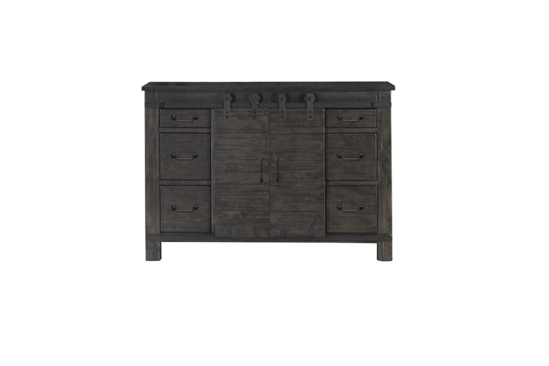 Magnussen Abington Media Chest in Weathered Charcoal - Furniture City (CA)l