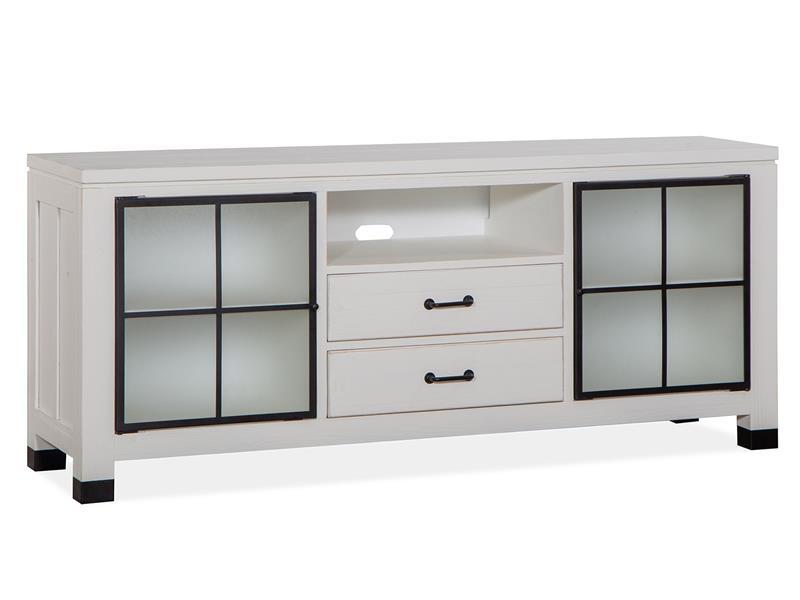 Magnussen Furniture Harper Springs Console in Silo White - Furniture City (CA)l