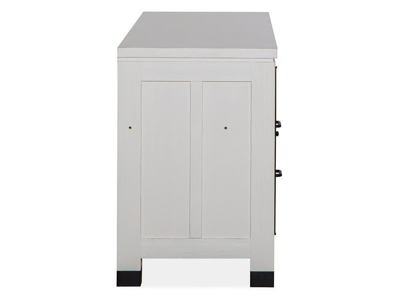 Magnussen Furniture Harper Springs Console in Silo White - Furniture City (CA)l