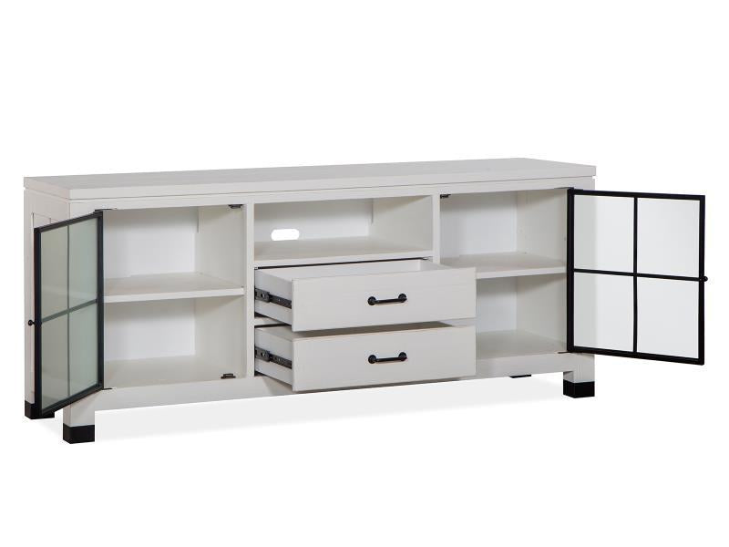 Magnussen Furniture Harper Springs Console in Silo White - Furniture City (CA)l