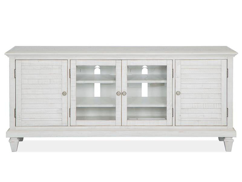 Magnussen Furniture Newport Console in Alabaster - Furniture City (CA)l