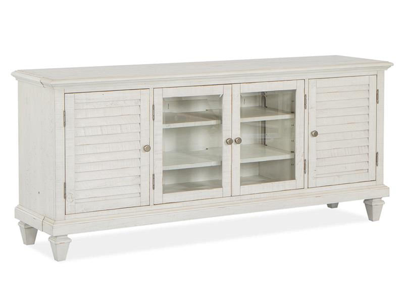 Magnussen Furniture Newport Console in Alabaster - Furniture City (CA)l