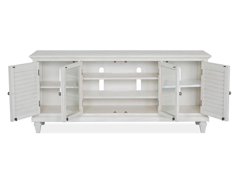 Magnussen Furniture Newport Console in Alabaster - Furniture City (CA)l