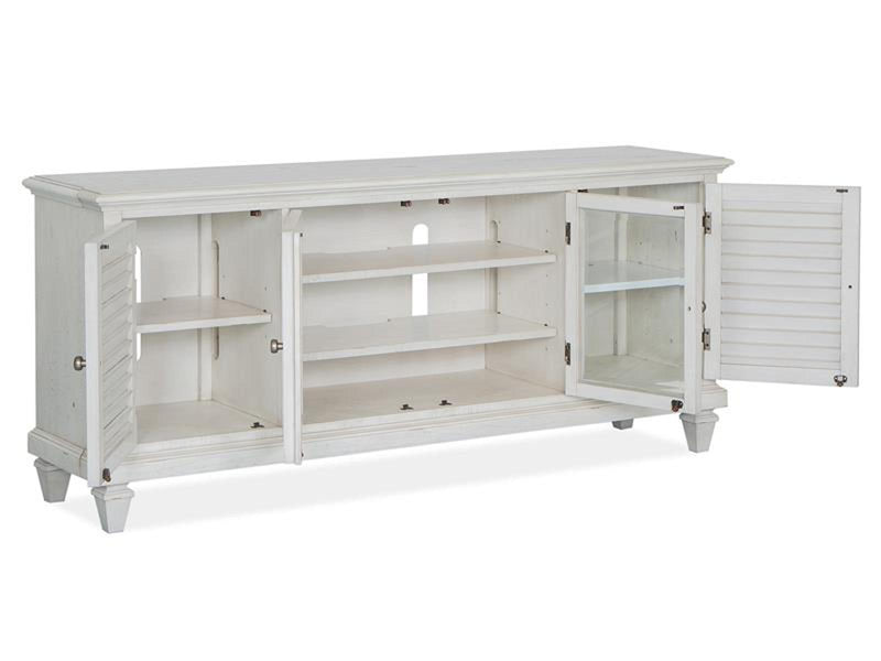 Magnussen Furniture Newport Console in Alabaster - Furniture City (CA)l