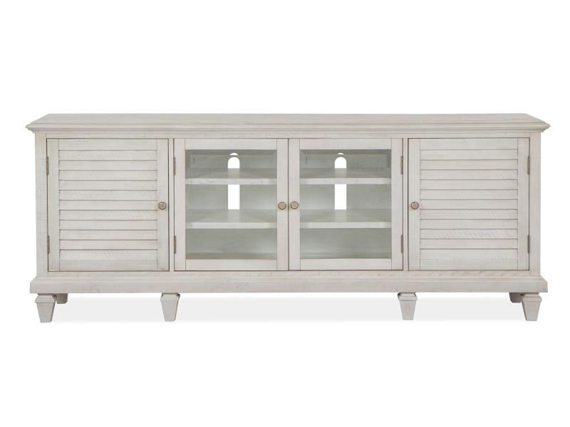 Magnussen Furniture Newport Large Console in Alabaster - Furniture City (CA)l