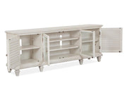 Magnussen Furniture Newport Large Console in Alabaster - Furniture City (CA)l