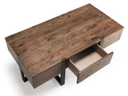 Magnussen Prescott Rectangular Cocktail Table in Rustic Honey - Furniture City (CA)l
