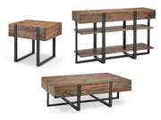 Magnussen Prescott Rectangular Cocktail Table in Rustic Honey - Furniture City (CA)l