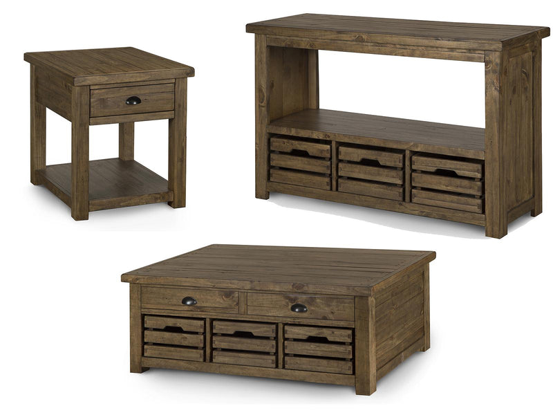Magnussen Stratton Lift Top Storage Cocktail Table in Warm Nutmeg - Furniture City (CA)l