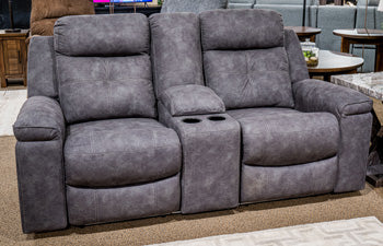 Brysonview Reclining Loveseat with Console - Furniture City (CA)l