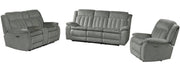 Parker House Furniture Cuddler Power Console Loveseat in Laurel Dove - Furniture City (CA)l