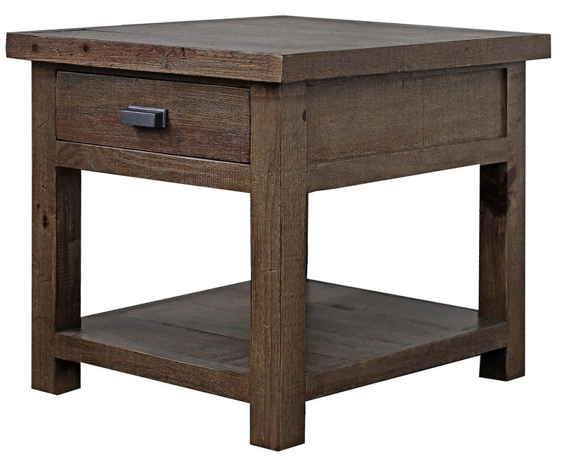Parker House Lapaz End Table in Rustic Worn Pine