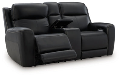5Z-Relaxation Power Reclining Loveseat with Console - Furniture City (CA)l