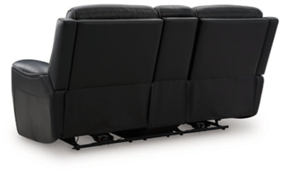 5Z-Relaxation Power Reclining Loveseat with Console - Furniture City (CA)l