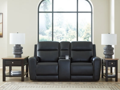5Z-Relaxation Power Reclining Loveseat with Console - Furniture City (CA)l