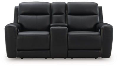 5Z-Relaxation Power Reclining Loveseat with Console - Furniture City (CA)l