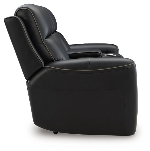 5Z-Comfort Power Reclining Loveseat with Console - Furniture City (CA)l