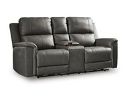 Bleckley Power Reclining Loveseat with Console - Furniture City (CA)l