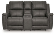 Bleckley Power Reclining Loveseat with Console - Furniture City (CA)l