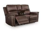 Bleckley Power Reclining Loveseat with Console - Furniture City (CA)l