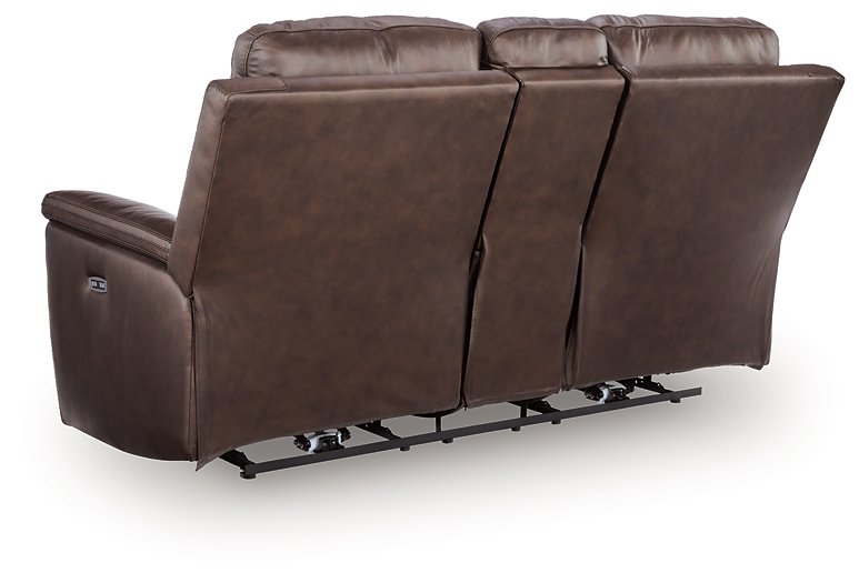 Bleckley Power Reclining Loveseat with Console - Furniture City (CA)l