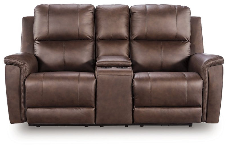 Bleckley Power Reclining Loveseat with Console - Furniture City (CA)l