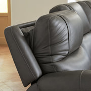 5Z - Pittson Power Reclining Sectional Loveseat with Console - Furniture City (CA)l