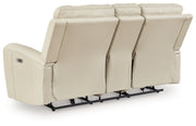 Dahlmoore Power Reclining Loveseat with Console - Furniture City (CA)l