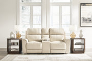 Dahlmoore Power Reclining Loveseat with Console - Furniture City (CA)l