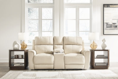 Dahlmoore Power Reclining Loveseat with Console - Furniture City (CA)l