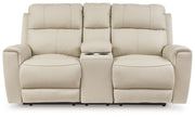 Dahlmoore Power Reclining Loveseat with Console - Furniture City (CA)l