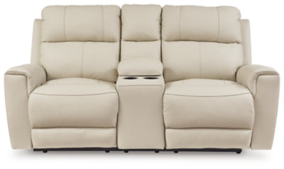 Dahlmoore Power Reclining Loveseat with Console - Furniture City (CA)l