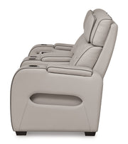 Boyington Power Reclining Loveseat with Console - Furniture City (CA)l