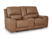 DeepWakes Power Reclining Loveseat with Console - Furniture City (CA)l