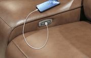 DeepWakes Power Reclining Loveseat with Console - Furniture City (CA)l