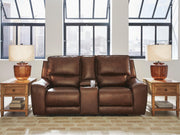 DeepWakes Power Reclining Loveseat with Console - Furniture City (CA)l