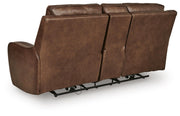 DeepWakes Power Reclining Loveseat with Console - Furniture City (CA)l