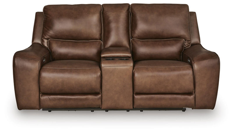 DeepWakes Power Reclining Loveseat with Console - Furniture City (CA)l