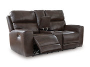 Crossplex Power Reclining Loveseat with Console - Furniture City (CA)l